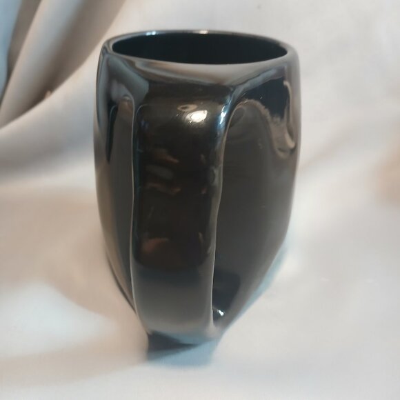 Ceramic Source Imported From Detroit Black White Fist Ceramic Mug Made in USA - Picture 3 of 10